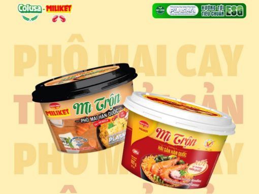 Ảnh của Mì trộn phô mai cay Hàn Quốc Miliket tô 90g